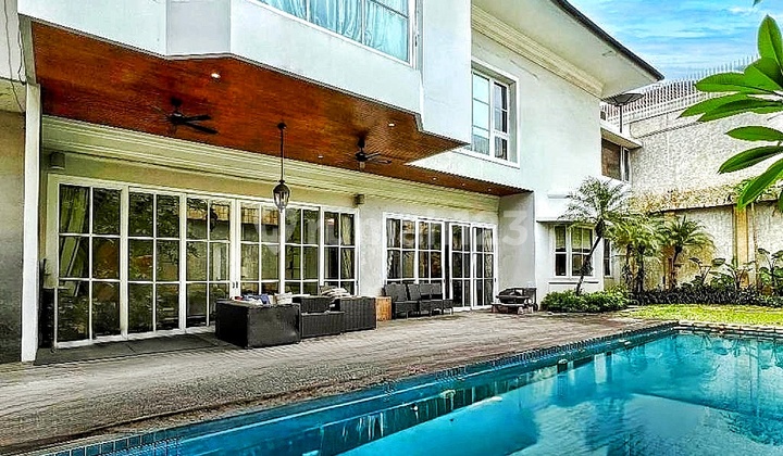 DIJUAL RUMAH MEWAH PERMATA HIJAU LUXURY HOUSE ROW JALAN LEBAR, LINGKUNGAN TENANG