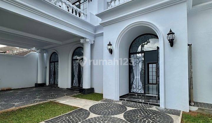 For Sale Kebayoran Lama Brand New House Modern Classic Design Dekat Ke Pondok Indah, Permata Hijau Kebayoran Baru Jalan Lebar Bebas Banjir Siap Huni Lolasi Strategis 2