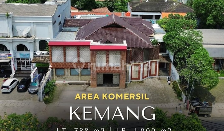 DIJUAL KEMANG BANGUNAN KOMERSIL LOKASI JALAN RAYA COCOK UNTUK CAFE RESTO KANTOR KLINIK KECANTIKAN AKSES MUDAH