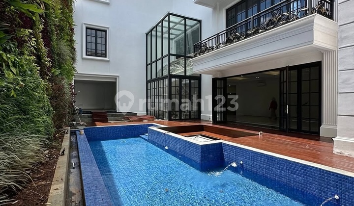 MOST LUXURIOUS FOR SALE PONDOK INDAH BRAND NEW HOUSE EUROPEAN MODERN CLASSIC PRIME LOCATION, NEAR GOLF COURSE IN ELITE AREA