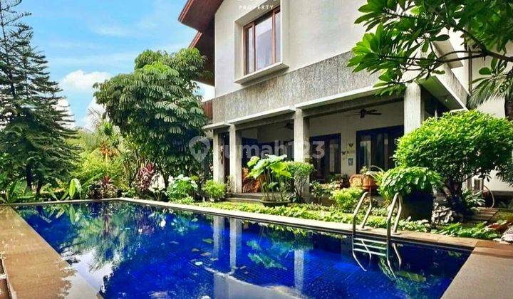 For Sale Pondok Indah Tropical Modern House Siap Huni Jalan Lebar Lingkungan Aman 1