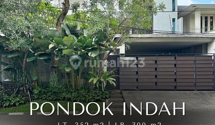 For Sale Pondok Indah Harga Dibawah NJOP Exclusive Area Modern Design Dekat Bukit Golf Siap Huni
