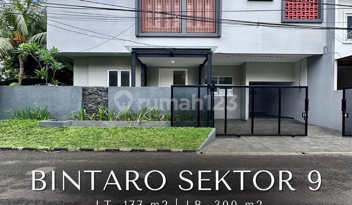 DIJUAL RUMAH BINTARO SEKTOR 9 BRAND NEW HOUSE SIAP HUNI 