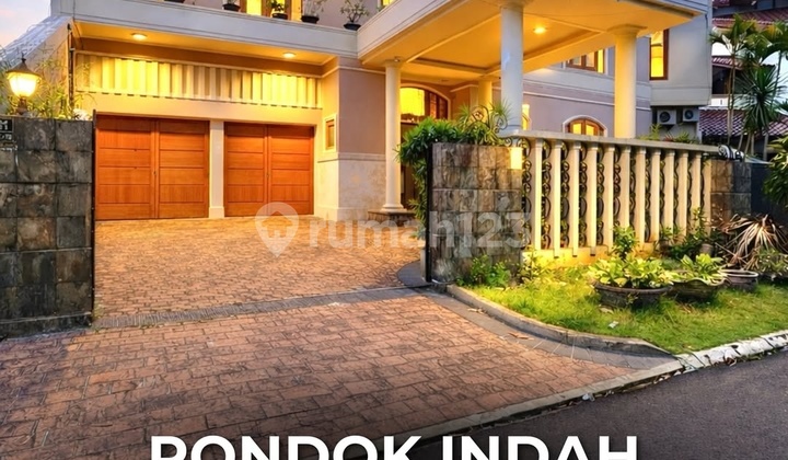 For Sale Pondok Indah Exclusive Area Spec Mewah Row Jalan Lebar & Tenang Siap Huni