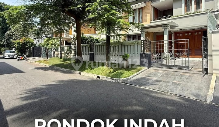 For Sale Pondok Indah Bangunan Renovated Full Siap Huni Jalan Lebar Lingkungan Tenang