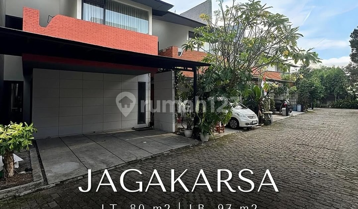 DIJUAL RUMAH JAGAKARSA DALAM TOWNHOUSE SIAP HUNI