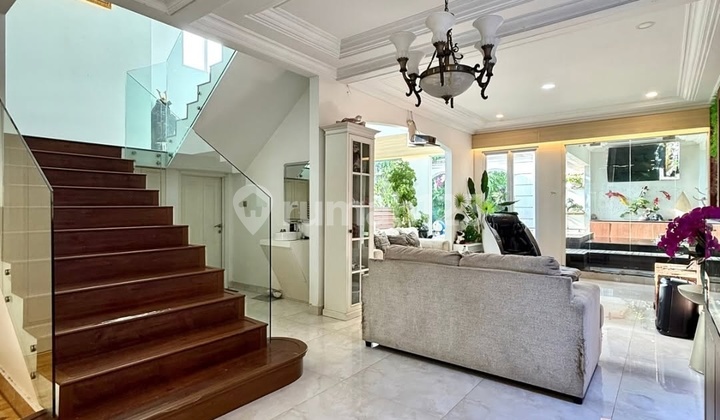 Dijual Rumah Mewah Bintaro Sektor 8 Dalam Cluster, One Gate Posisi Hoek Modern Classic House Siap Huni 2