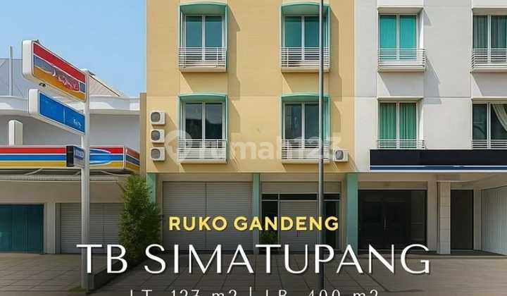 Ruko Gandeng Tb Simatupang Komersil Area Dekat Ke Pasar Minggu Akses Mudah SHM 