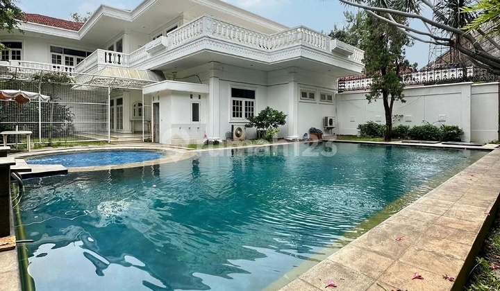 Dijual Rumah Mewah Permata Hijau Lokasi Prime Strategis Posisi Hoek Bangunan Terawat Megah