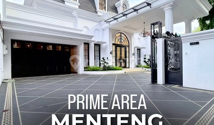 Dijual Rumah Mewah Menteng Bangunan Newly Renovated Prime Area Row Jalan Lebar Bebas Banjir
