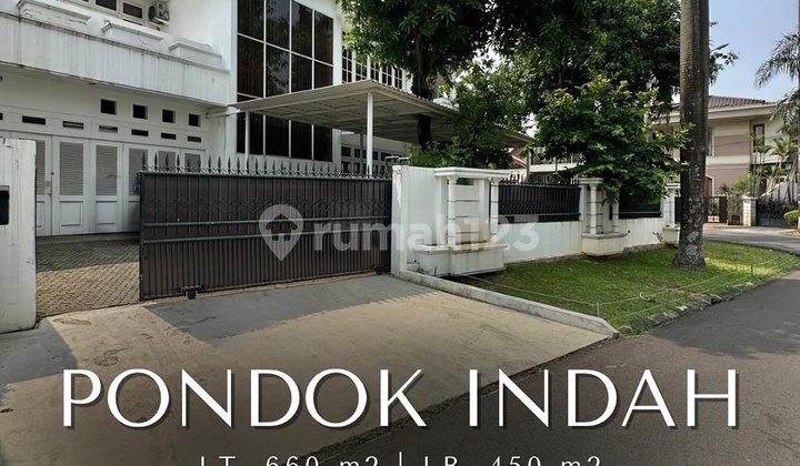 DIJUAL EUMAH PONDOK INDAH LINGKUNGAN TENANG & NYAMAN ROW JALAN LEBAR POSISI HOEK SIAP HUNI