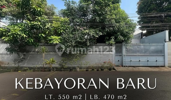 For Sale Kebayoran Baru Row Jalan Lebar Gated Area