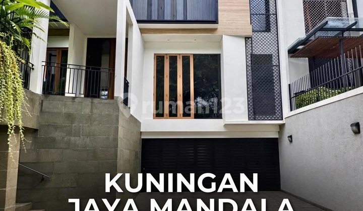 For Sale Kuningan Jaya Mandala Luxurious Modern Tropical House Siap Huni Kawasan Elit