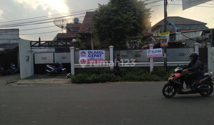 Rumah Tua hitung tanah Pinggir Jalan Raya Cirendeu dekat lebak Bulus cocok usaha Ciputat Timur, Tangsel 1