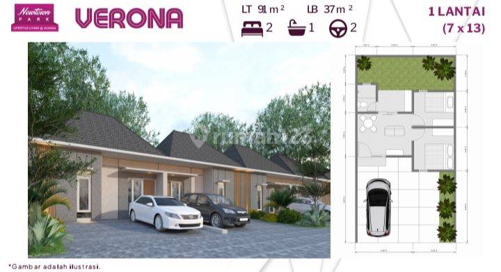 Rmh Juanda. bisa DP 0℅ Newton  Park Juanda
 2