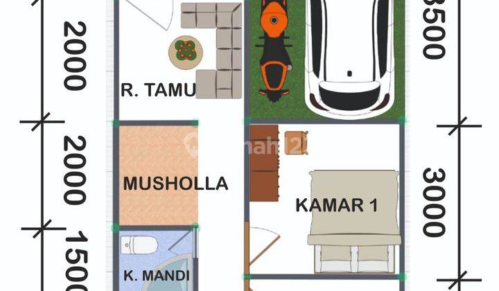 Rmh Sukodono Sidoarjo 100 Jt ann 2