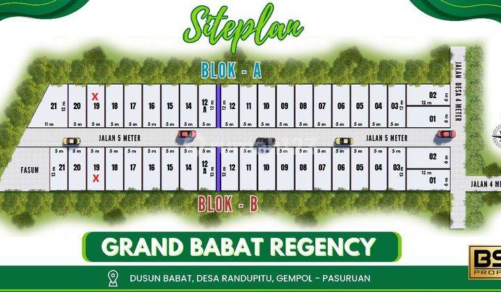 Tanah Kavling Randupitu Gempol 30 Jt ann 1