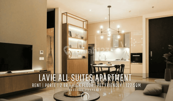 Lavie All Suites Apartemen disewakan per Bulan 2BR Pet Friendly 1