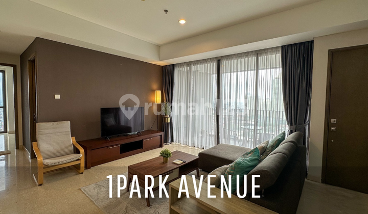 For Rent 1Park Avenue Tower Royal High Floor 2Br + Studyroom Pakubuwono View