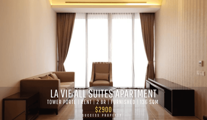 La Vie All Suites Apartment Tower Porte 2BR +1 Middle Floor Unit Furnished 1