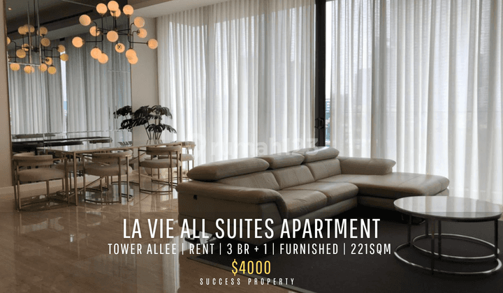 La Vie All Suites Apartment Tower Allee 3br +1 Unit Furnished 1