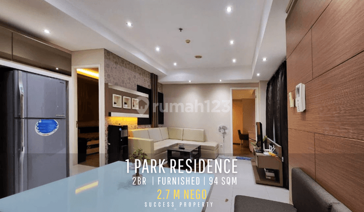 Apartment 1Park Residence Middle Floor 2BR Tower B Siap Huni 2