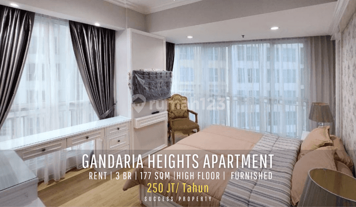 Apartment Gandaria Heights Kebayoran Lama 3BR High Floor Siap Huni 1