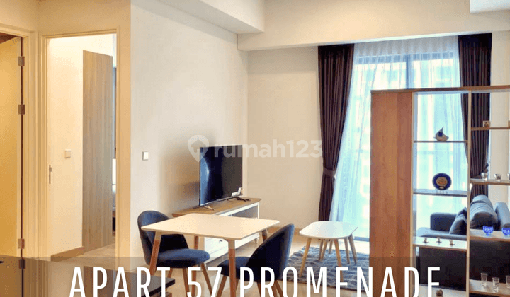 Apartment 57 Promenade 1BR Furnished Low Floor Lokasi Strategis Siap Huni 1