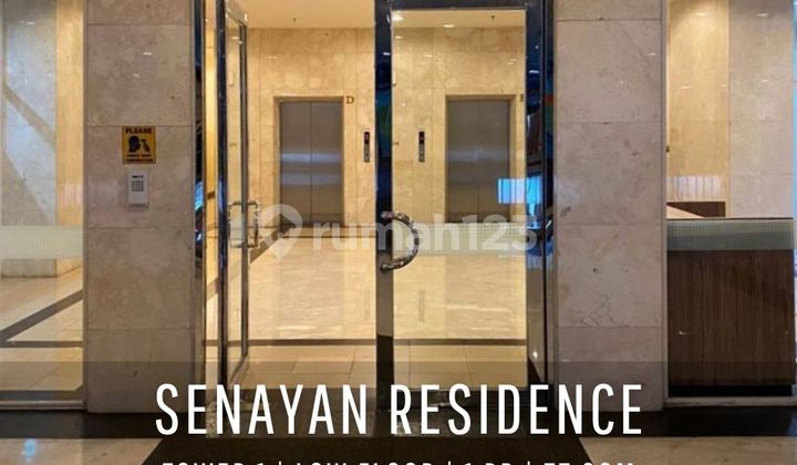 For Rent Senayan Residence 1Br Low Floor Fully Furnished Move-In Ready