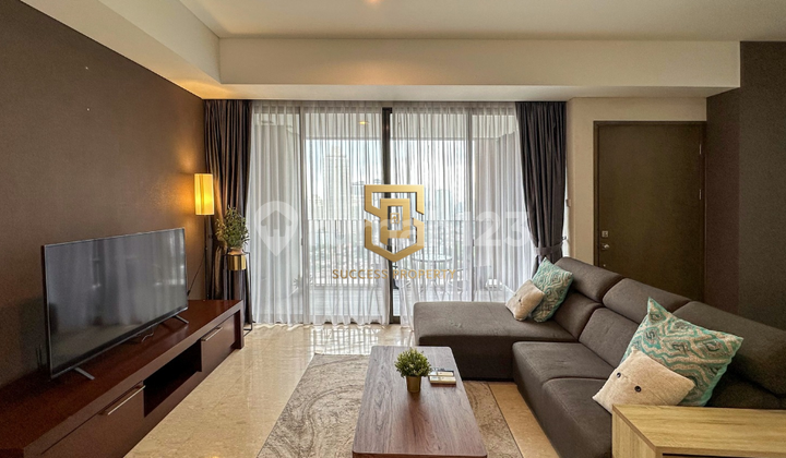 For Rent 1Park Avenue Tower Royal High Floor 2Br + Studyroom Pakubuwono View 2