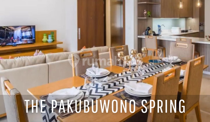 For Sell Premium Apartment The Pakubuwono Spring Tower Cherrywood Corner Unit Low Floor 2Br Fully Furnished 2