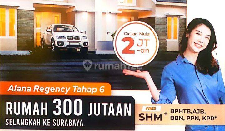 Rumah Baru 300 Jutaan Nol Jalan Oerr, Lokasi Mepet Surabaya Timur 1