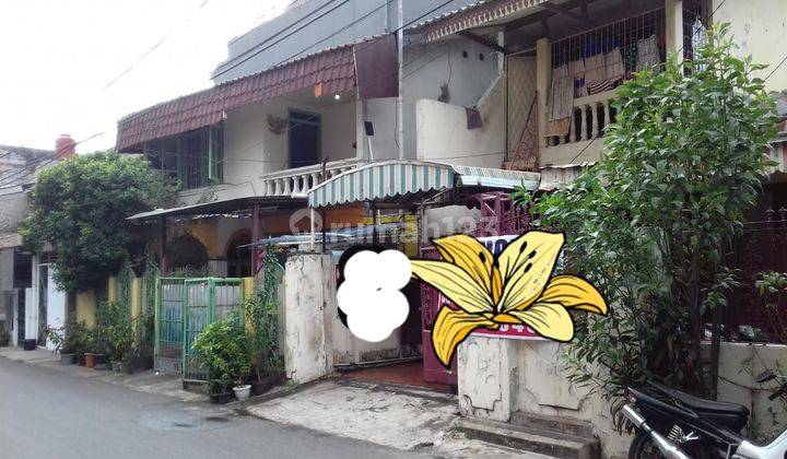 Dijual rumah murah (BU) 1 1/4 lantai lokasi strategis di Kemuning, Utan Kayu Utara, Jakarta Timur 1