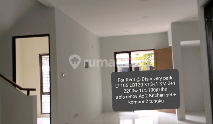 Rumah Abis Renov di Discovery Park Bintaro 2