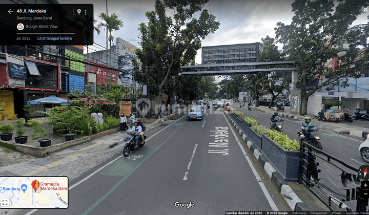 Dijual Tanah Dan Bangunan di Jl. Merdeka, Bandung 1