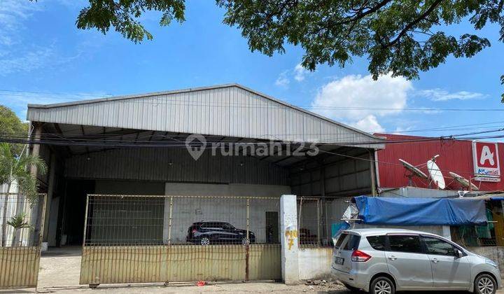 Disewakan Gudang besar Luas 2319m lokasi pinggir jalan min 2 tahun Jl kh Ahmad Dahlan, duri Kosambi  1