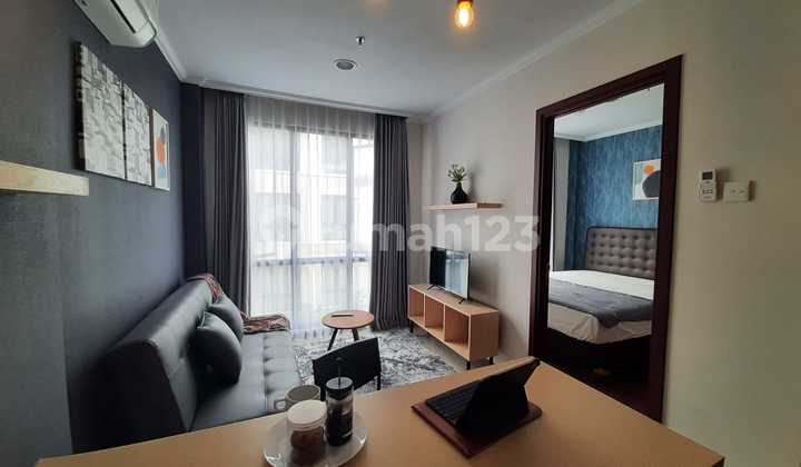 Apartment Rental for One Year Including Full IPL Fully Furnished Move-in Ready 1 Bedroom and 1 Bathroom at Vanya Park Bsd City Tangerang