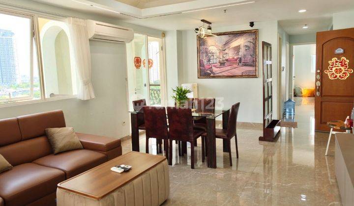 Apartemen Mediterania Lagoon Residence Full Furnished Disewakan Lantai Sedang Kemayoran Jakarta Pusat Apartemen 3 Kamar Tidur Furnished 2