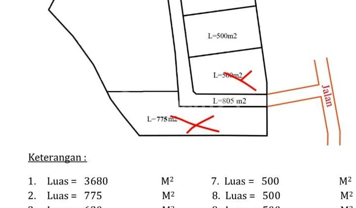 For Sale Freehold Land with Sea View in Sengkidu, Manggis, Karangasem