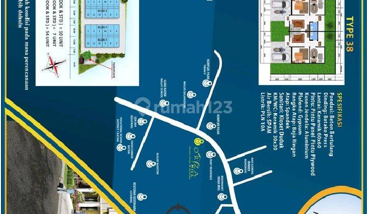 RUMAH CANTIK, HARGA MENAWAN! CLUSTER ORYZA HILL TIBAN 13