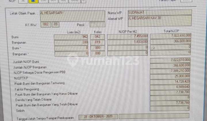 Tanah murah Hegarmanah 3