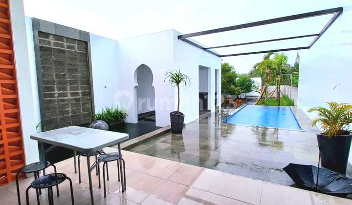 Rumah Minimalis Modern + Kolam Renang Jalan Godean Km 7 1