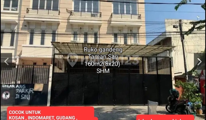 For Sale: Attached Shophouse in Taman Sari, West Jakarta