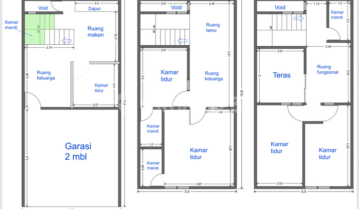 Dijual Rumah Indent di Duri Kepa Jakarta Barat 2