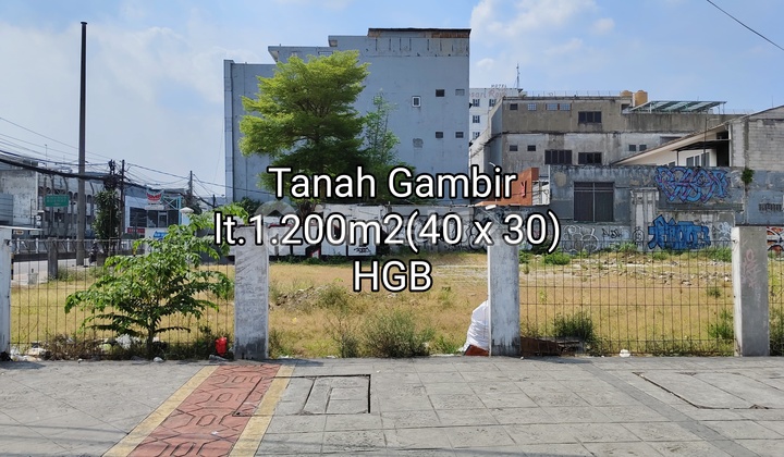 Rent Commercial Land in Gambir, Central Jakarta