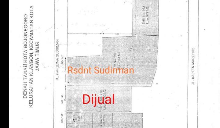 RUMAH TENGAH KOTA BOJONEGORO COCOK UNTUK KOMERSIAL TANAH LUAS SEBELAH HOTEL FAVE 2