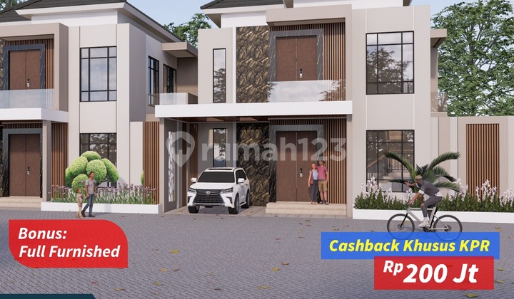 Rumah Cluster Full Furnished di Jl Ujung Pandang