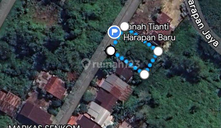 TANAH  DI JL HARAPAN JAYA 1