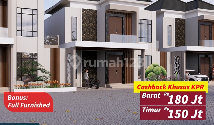 Rumah Cluster di Jl Ujung Pandang Full Furnished