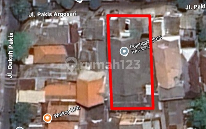Tanah pusat kota dijual di Jl Dukuh Pakis 